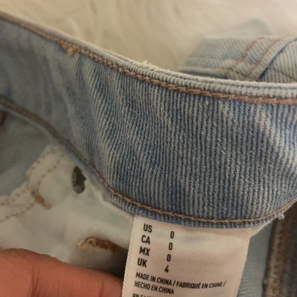 AE, NWOT HEMP DENIM MINI SKIRT, NWOT - Picture 5 of 6